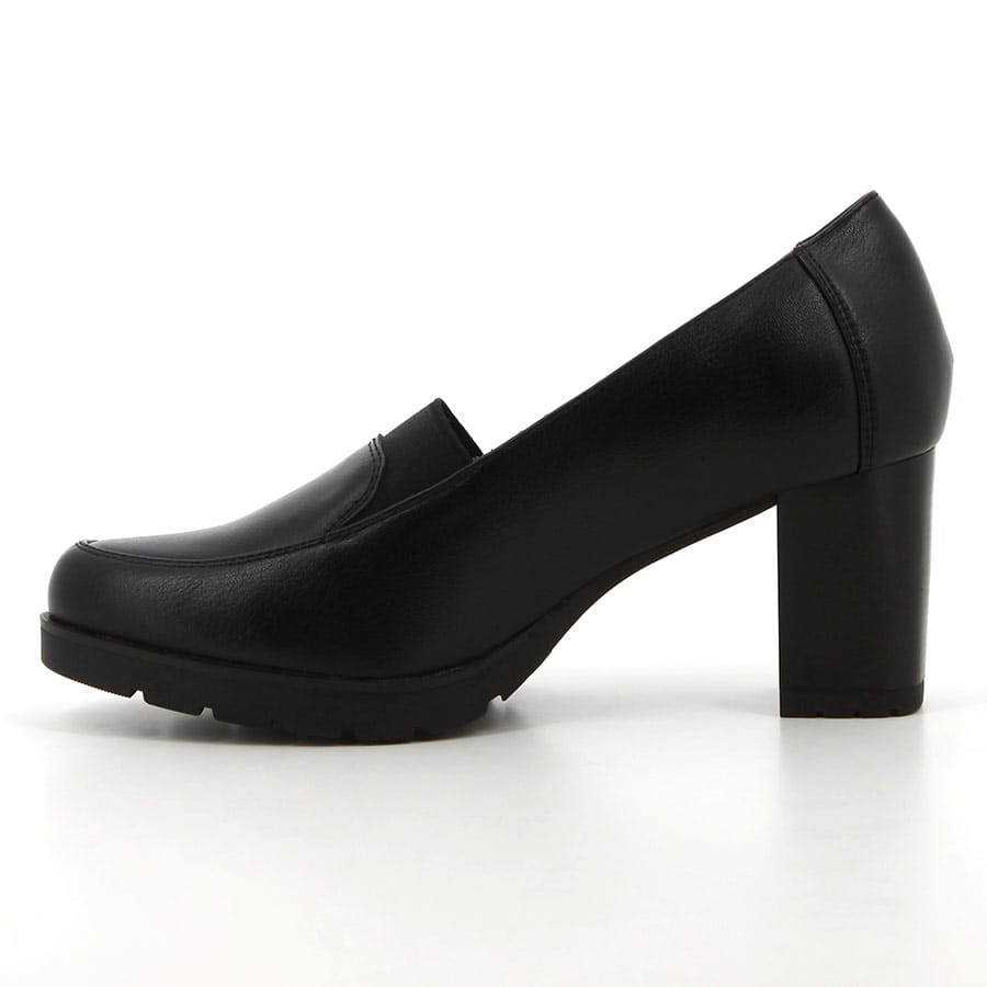 Soft Style Soft Roma Block Heel Courts Black