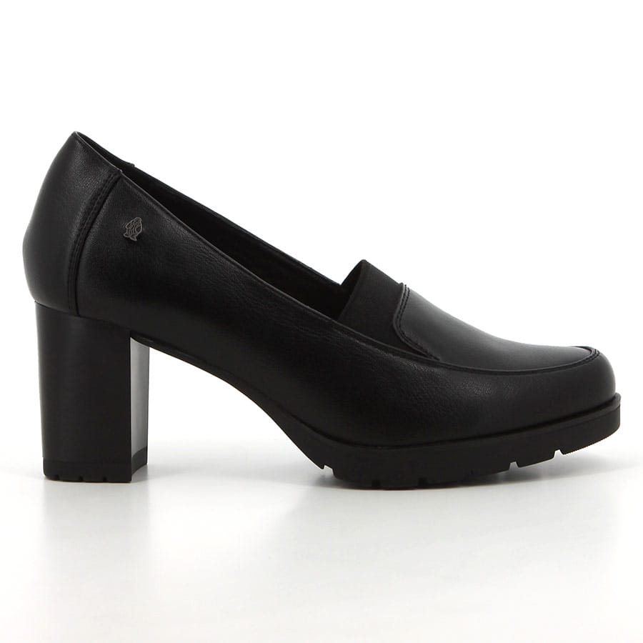 soft style Soft Roma Block Heel Courts Black