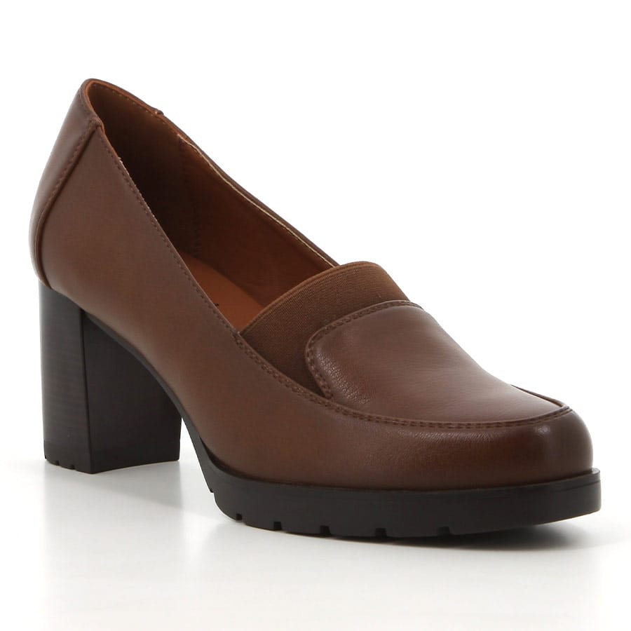 Soft Style Soft Roma Block Heel Courts Tan