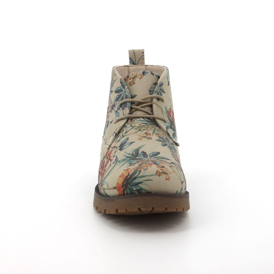 Soft Style Soft Sampson Printed Ankle Boots Taupe