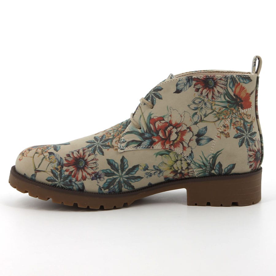 Soft Style Soft Sampson Printed Ankle Boots Taupe