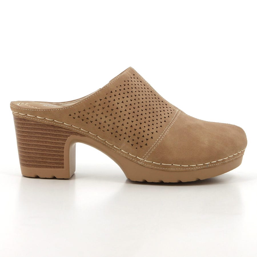 soft style Soft Seanna Clog Heels Mocha
