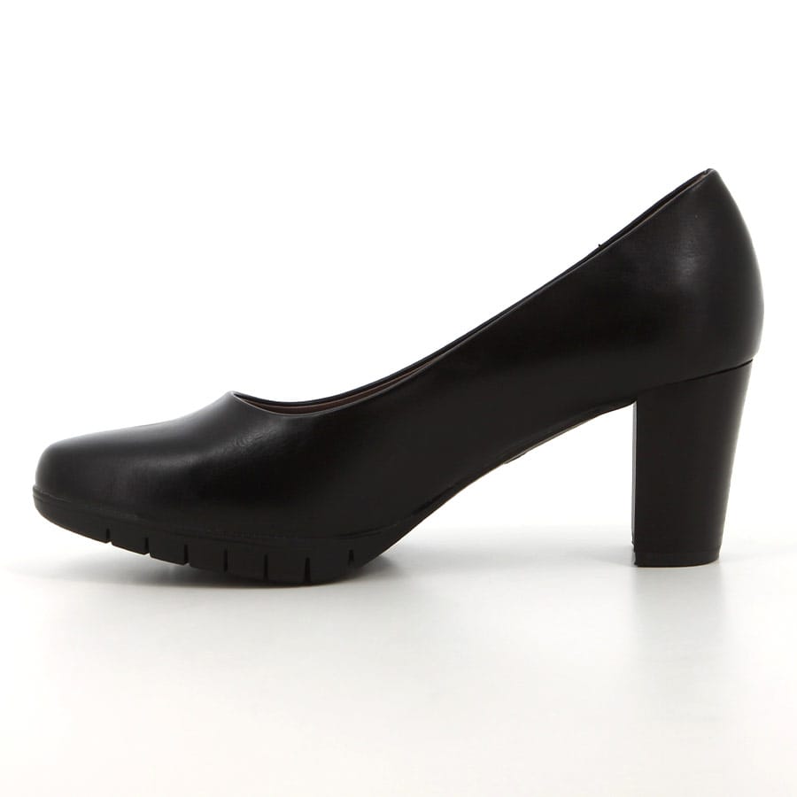 Soft Style Soft Sian Block Heel Courts Black