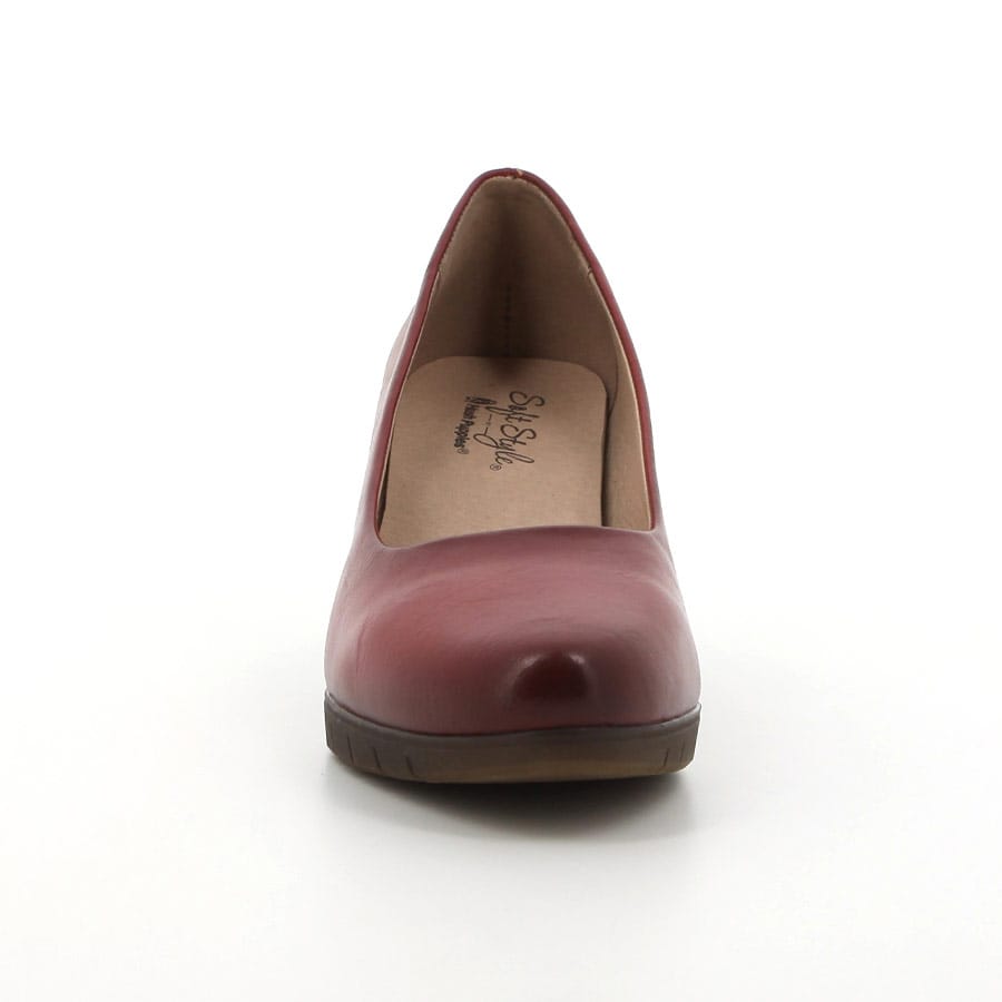 Soft Style Soft Sian Mid Heels Deep Red