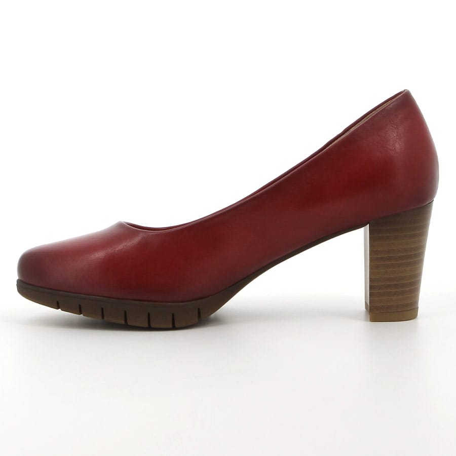Soft Style Soft Sian Mid Heels Deep Red