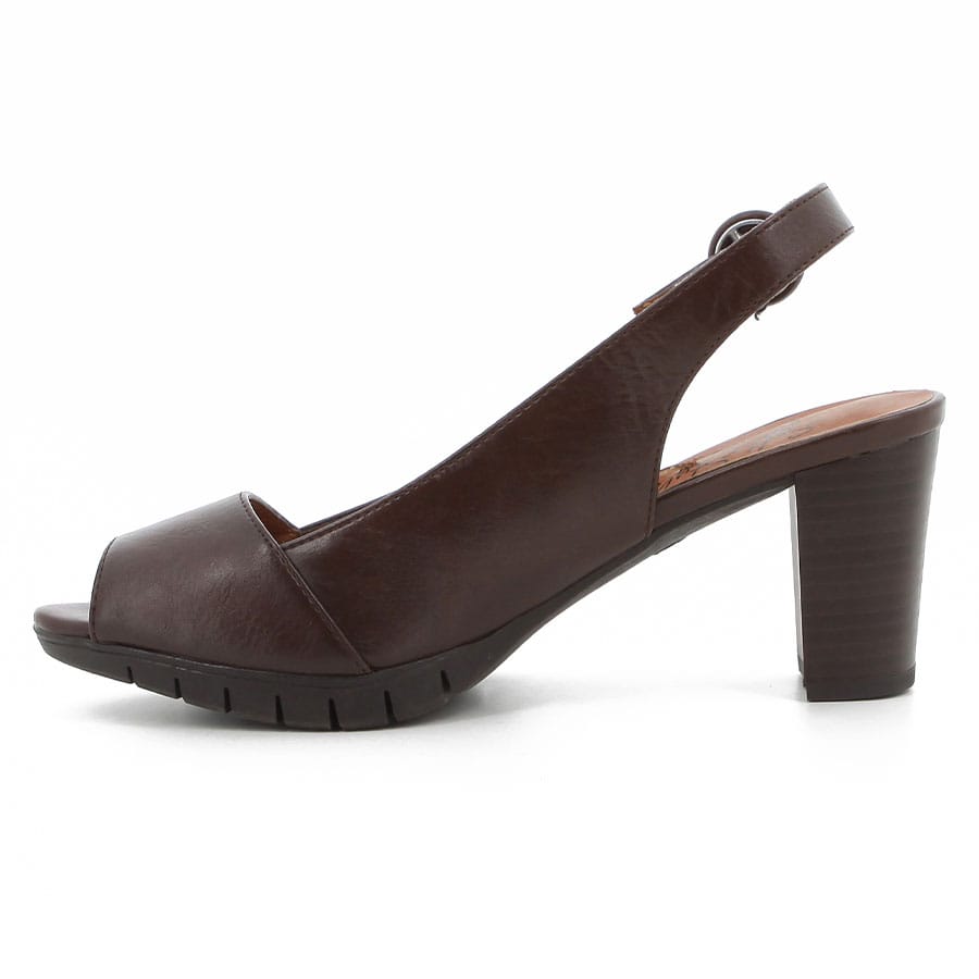 Soft Style Soft Sidonia Slingback Heels Chocolate