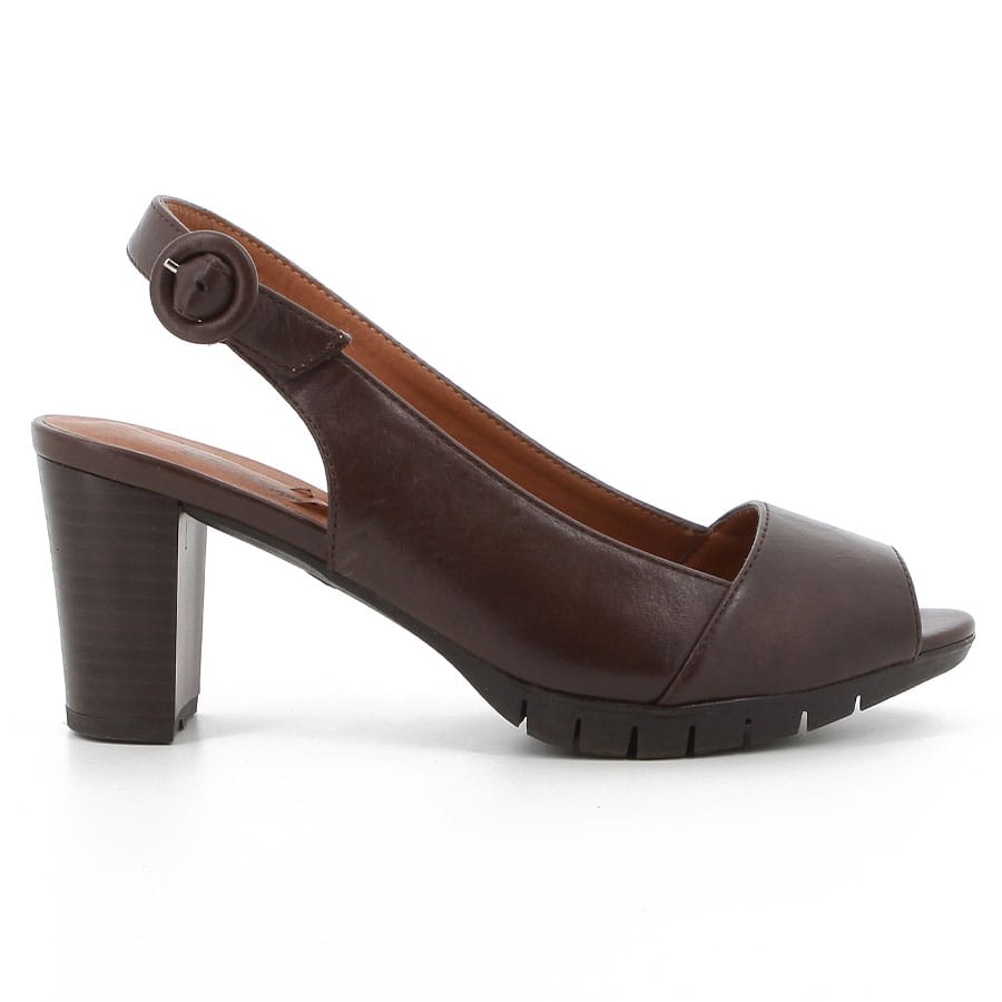 soft style Soft Sidonia Slingback Heels Chocolate
