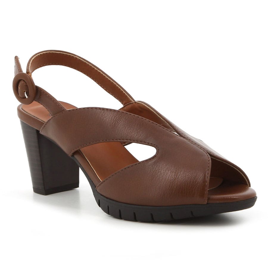 Soft Style Soft Sinead Block Heel Sandals Cognac