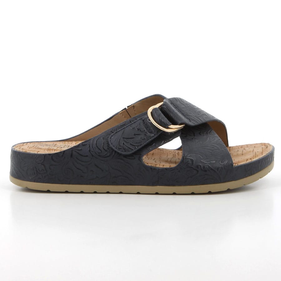 soft style Soft Tanika Emboss Comfort Sandals Navy