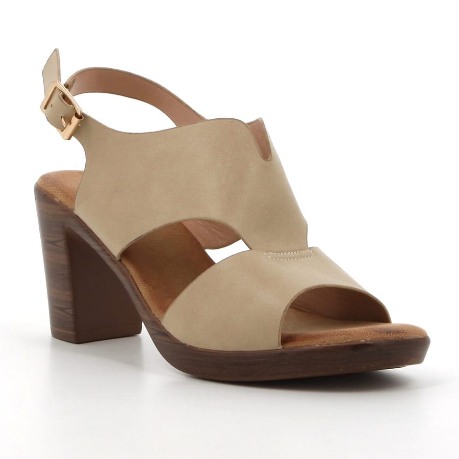 Soft Style Soft Thana Heeled Sandals Natural