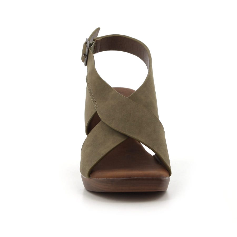 Soft Style Soft Tharin Heeled Sandals Olive