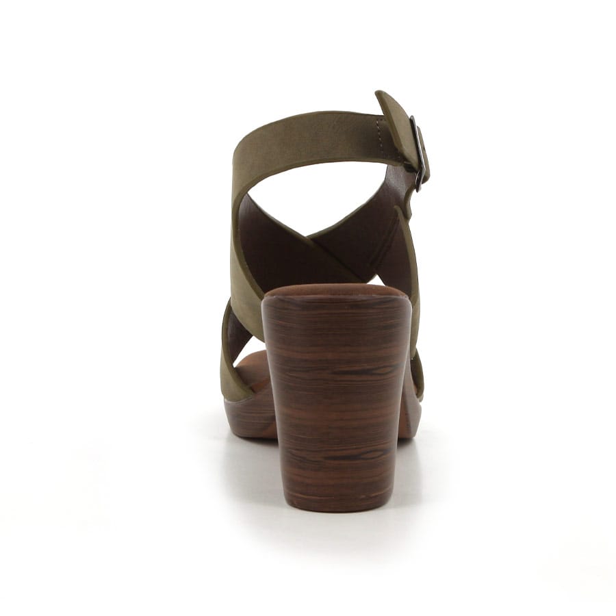 Soft Style Soft Tharin Heeled Sandals Olive