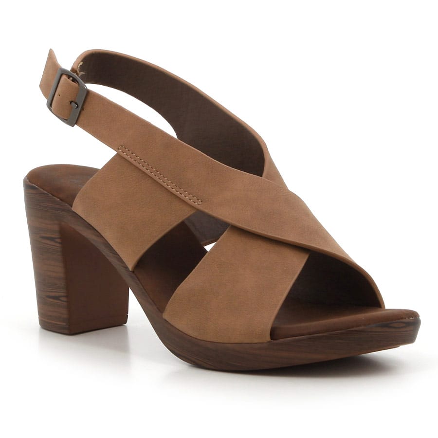 Soft Style Soft Tharin Heeled Sandals Taupe