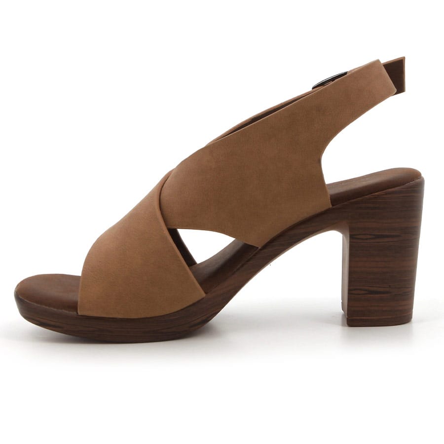 Soft Style Soft Tharin Heeled Sandals Taupe