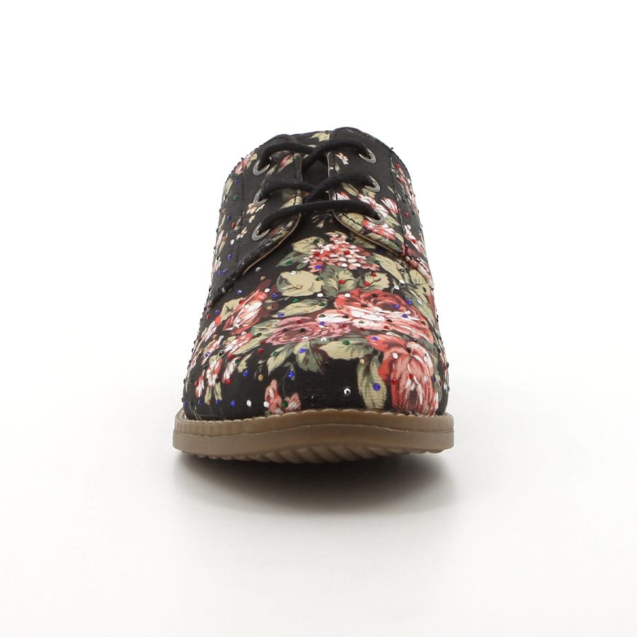 Soft Style Soft Tywin Diamante Floral Charcoal