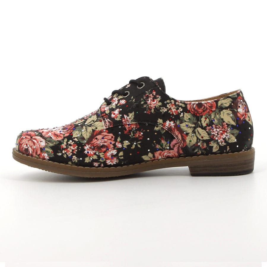 Soft Style Soft Tywin Diamante Floral Charcoal