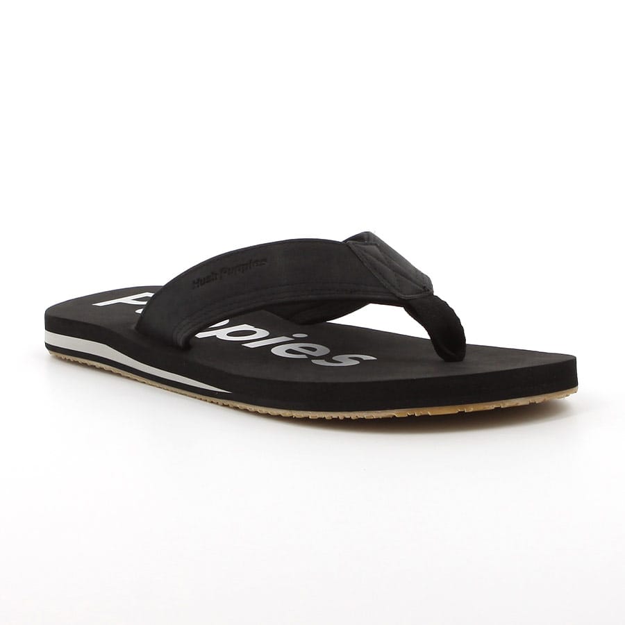 Soft Style Stomp Thongs Black Grey