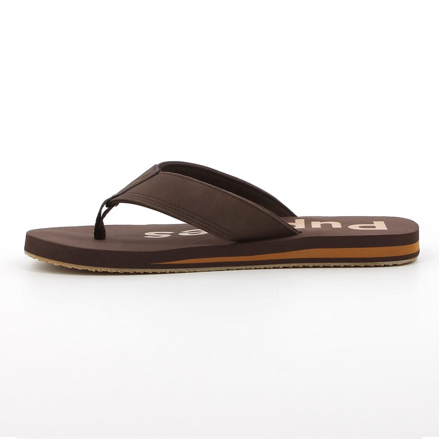 Soft Style Stomp Thongs Brown Tan