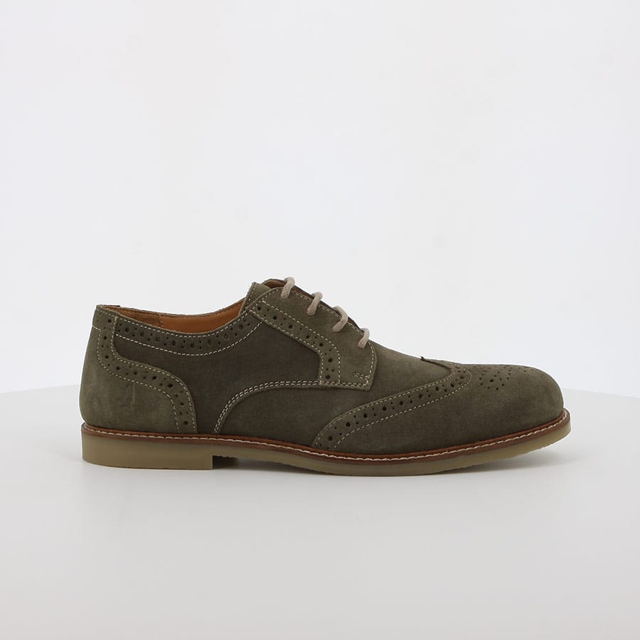 soft style Taurus Lace Up Shoes Olive Suede