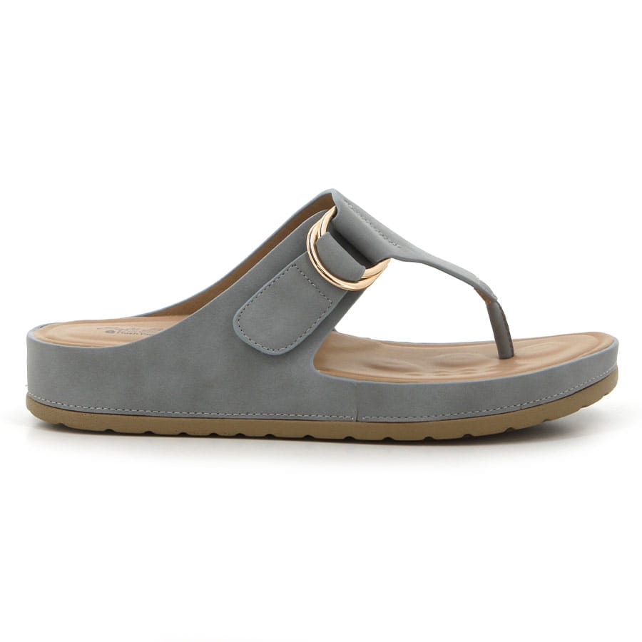 soft style Soft Tanya Thong Comfort Sandals Dusty Blue