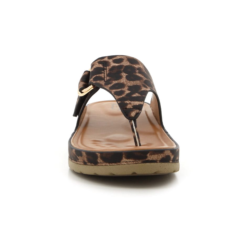 Soft Style Soft Tanya Thong Comfort Sandals Leopard