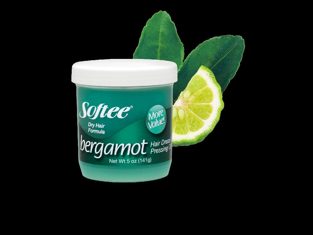 softee 5oz Bergamot Green Hair Dressing & Pressing Oil