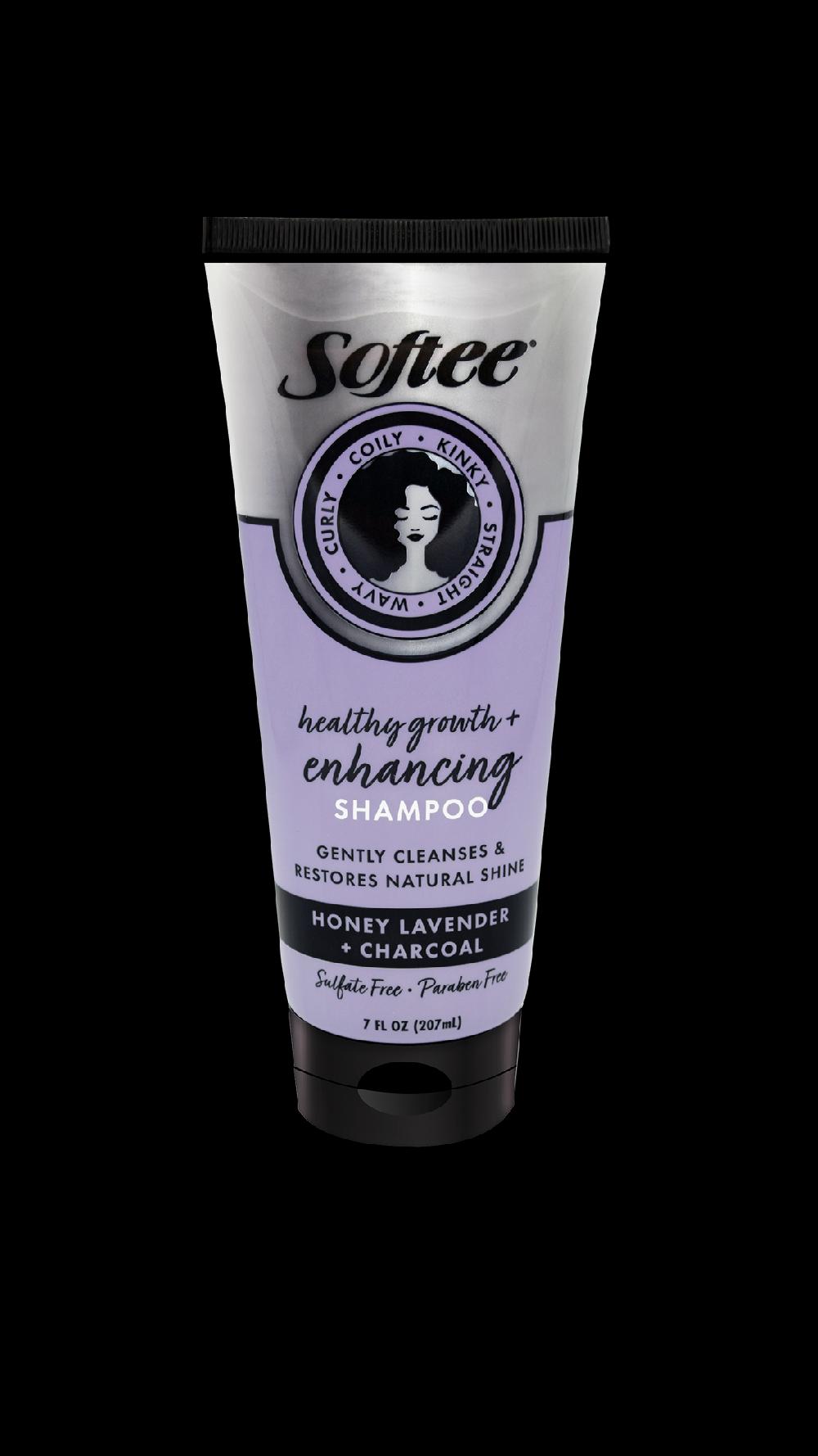 softee Honey Lavender + Charcoal Healthy Growth & Enhancing Shampoo