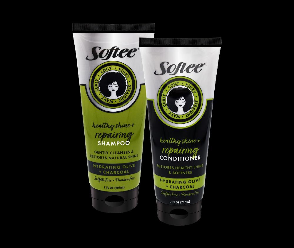 Softee Hydrating Olive + Charcoal Healthy Shine & Repairing Conditioner