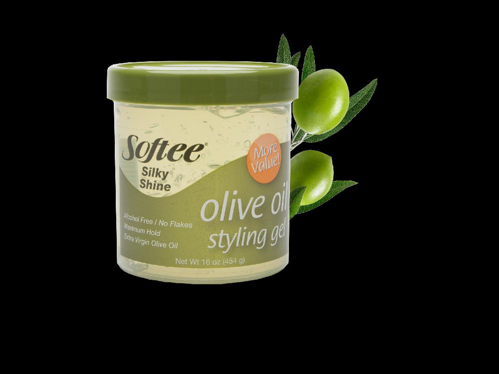 softee 16oz Softee Olive Oil Styling Gel