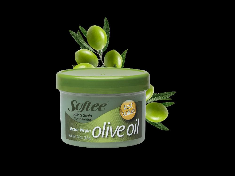 softee 3oz Olive Oil Hair and Scalp Conditioner