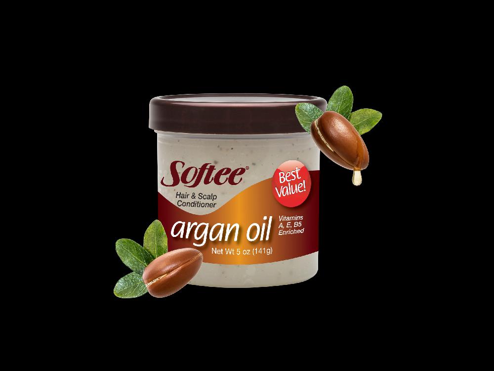 Softee 5oz Argan Oil Hair And Scalp Conditioner