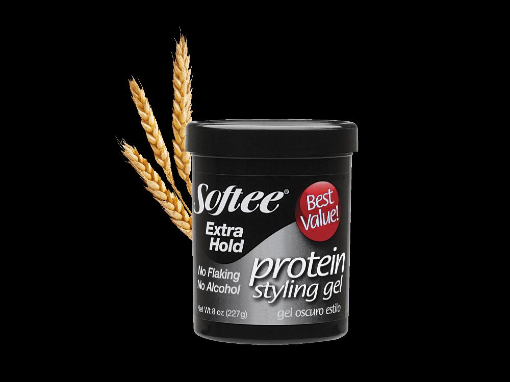 softee 8oz Softee Extra Hold Protein Styling Gel