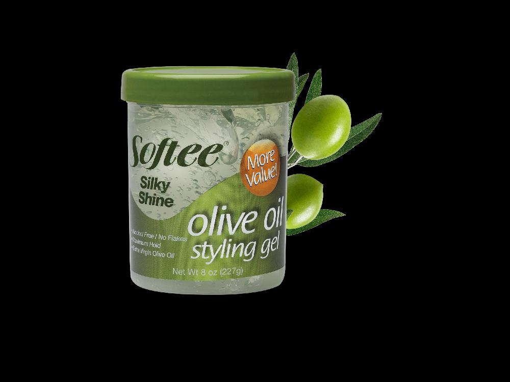 softee 8oz Softee Olive Oil Styling Gel