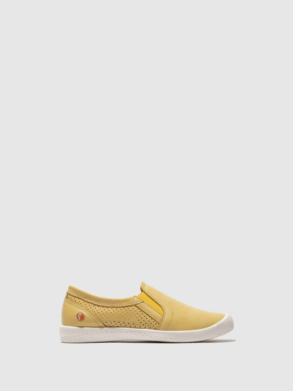 Softinos Elasticated Trainers ILOA735SOF LIGHT YELLOW