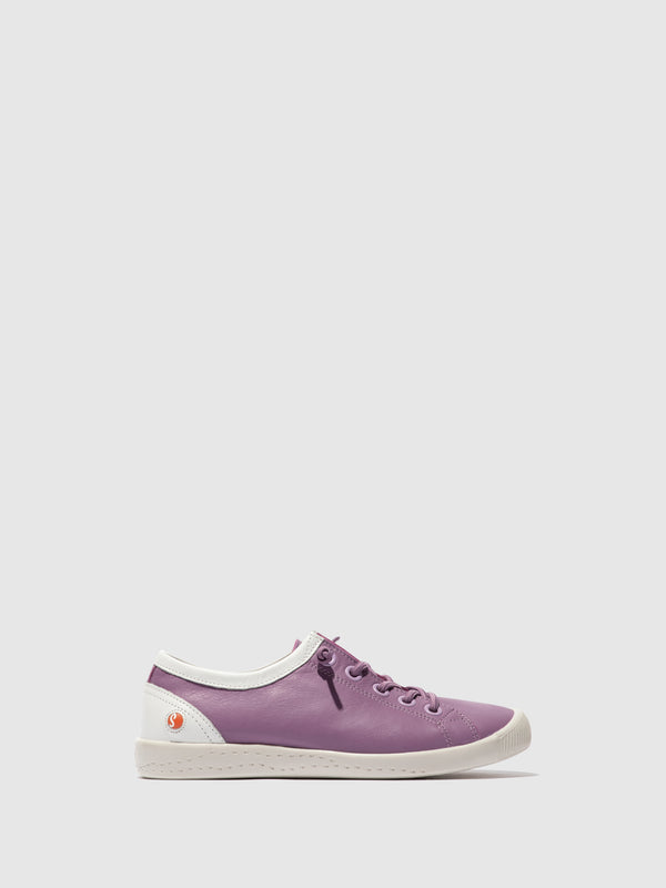 Softinos Elasticated Trainers ISLAII557SOF LAVENDER/WHITE