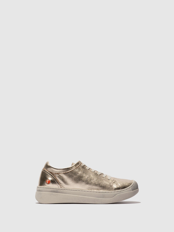 Softinos Lace-up Trainers APOR794SOF LAMINATO CHAMPAGNE