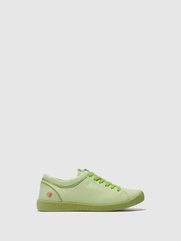 softinos Lace-up Trainers IBBA691SOF SMOOTH LIGHT GREEN