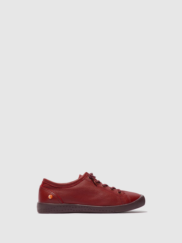 softinos Lace-up Trainers ISLAII557SOF RED W/ DK.RED SOLE