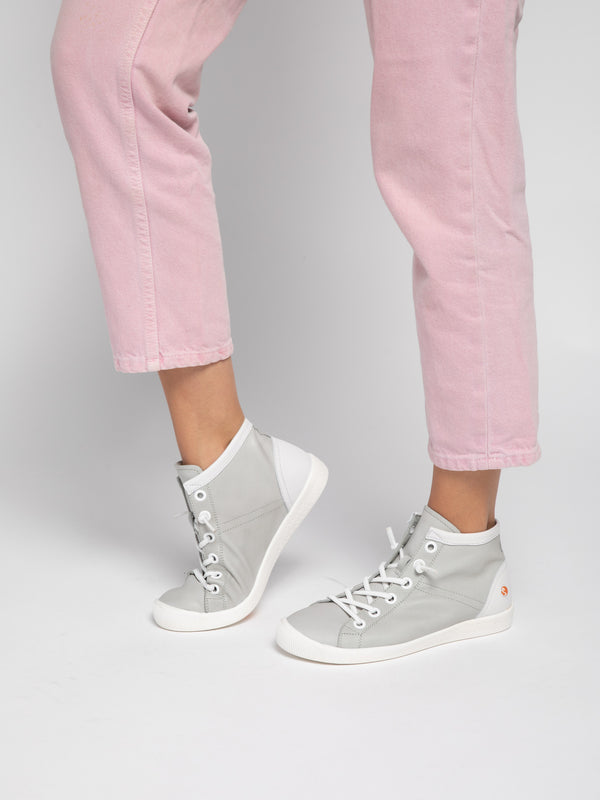 softinos Slip-on Trainers ISLEEN 2 SMOOTH LIGHT GREY/WHITE