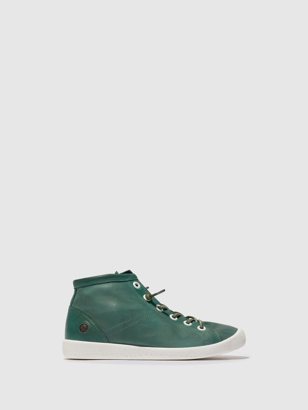 softinos Elasticated Ankle Boots ISLEEN II GREEN