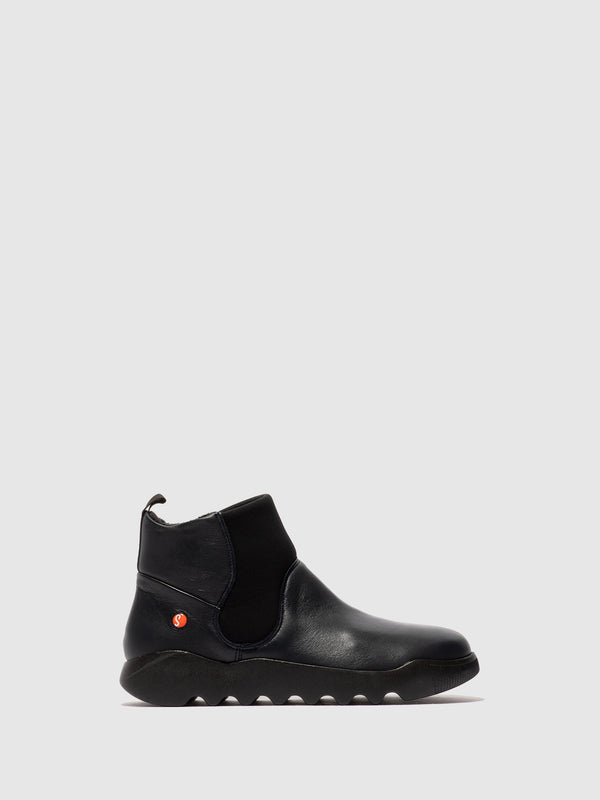 softinos Elasticated Ankle Boots WARY802SOF NAVY
