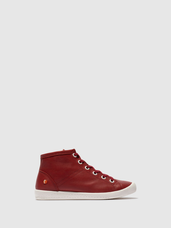 softinos Lace-up Ankle Boots ISLEENIII747 RED