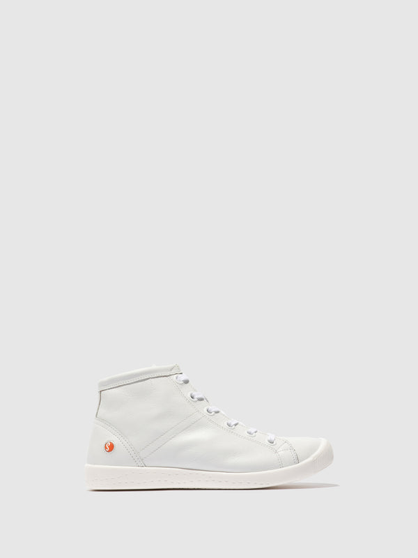 Softinos Lace-up Ankle Boots ISLEENIII747 WHITE