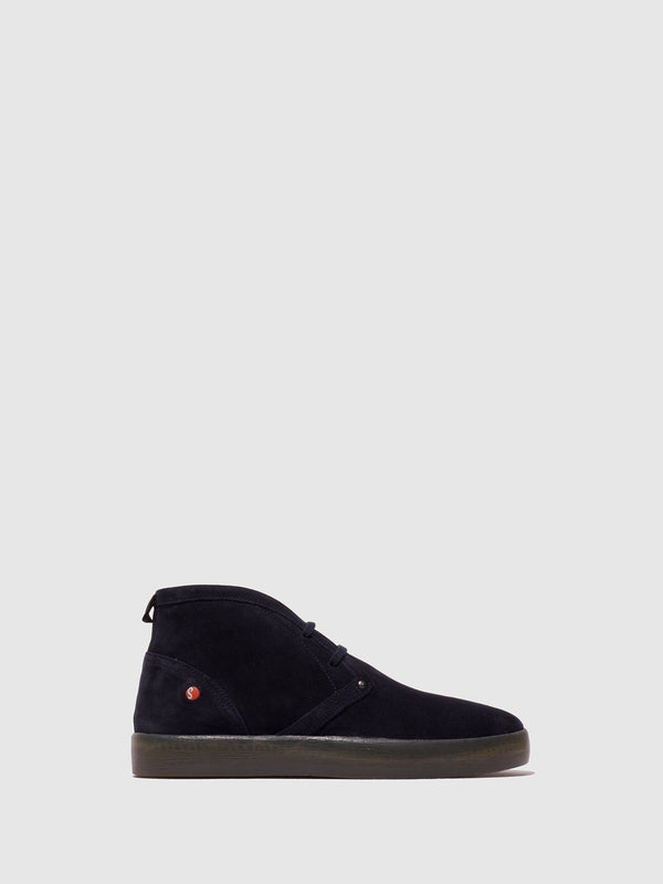 Softinos Lace-up Ankle Boots RUSK704SOF NAVY