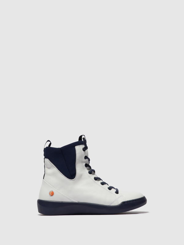 Softinos Lace-up Boots BUCK698SOF White