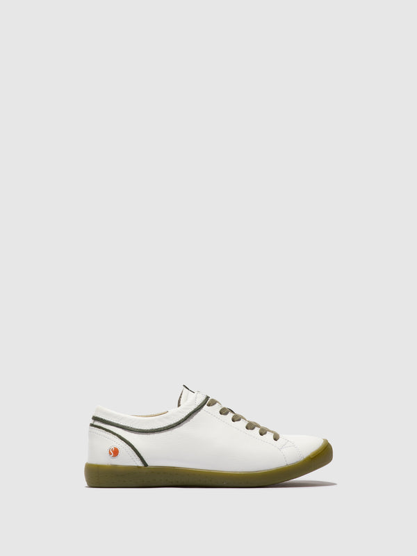 softinos Lace-up Trainers IBBA691SOF WHITE/OLIVE