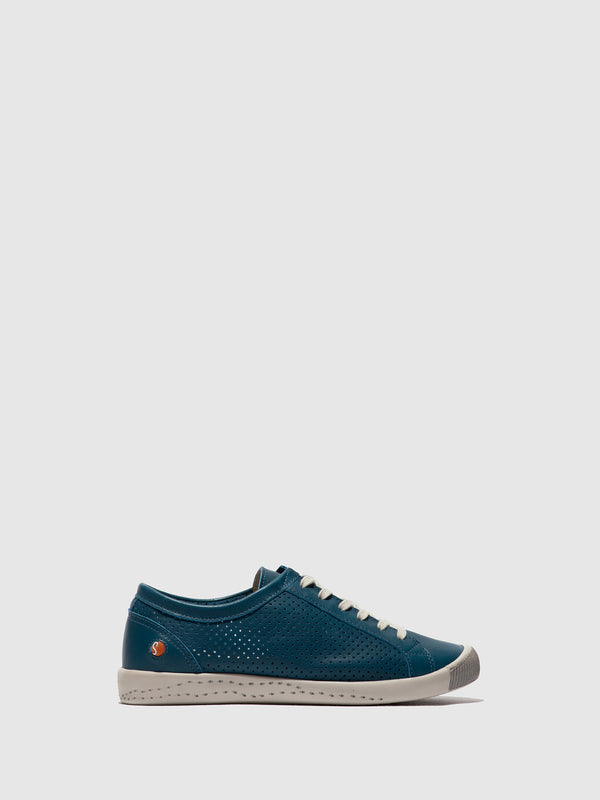 Softinos Lace-up Trainers ICA388SOF BLUE DENIM