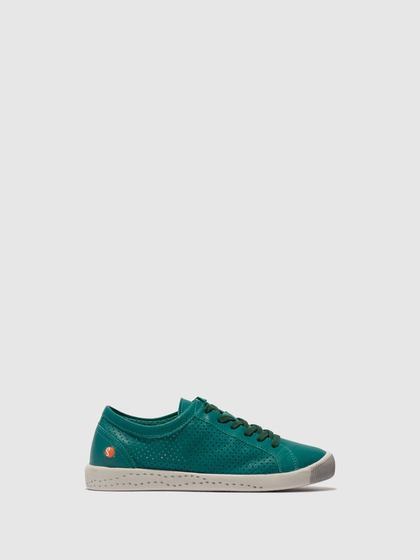softinos Lace-up Trainers ICA388SOF PETROL GREEN