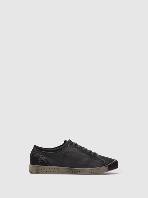 Softinos Lace-up Trainers ISLA Anthracite