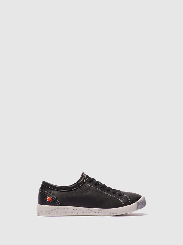Softinos Lace-up Trainers ISLA Black